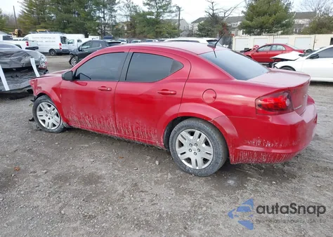 2012 Dodge Avenger Se from USA, damaged, VIN 1C3CDZABOCN243860